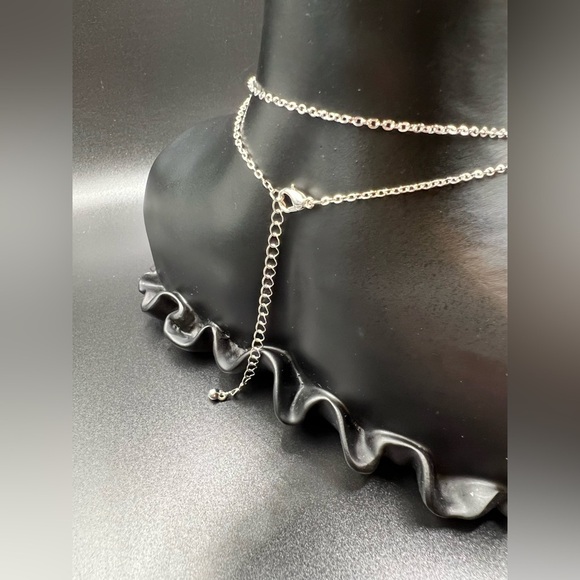 New Elegant Sheila Rose 21” Silver Chain Necklace - Picture 3 of 9